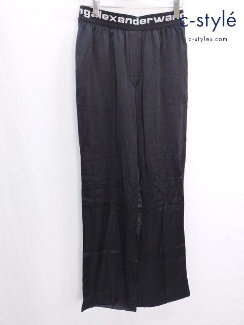 Alexander Wang アレキサンダーワン ロゴウエストバンドパンツ XS ブラック