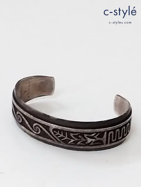 ホピ オーバーレイ バングル ブレスレット シルバー Hallmark Shooting Star 流れ星