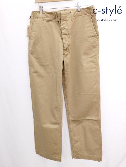 KOJIMA GENES 児島ジーンズ チノパン 34 ベージュ RNB-153V コットン