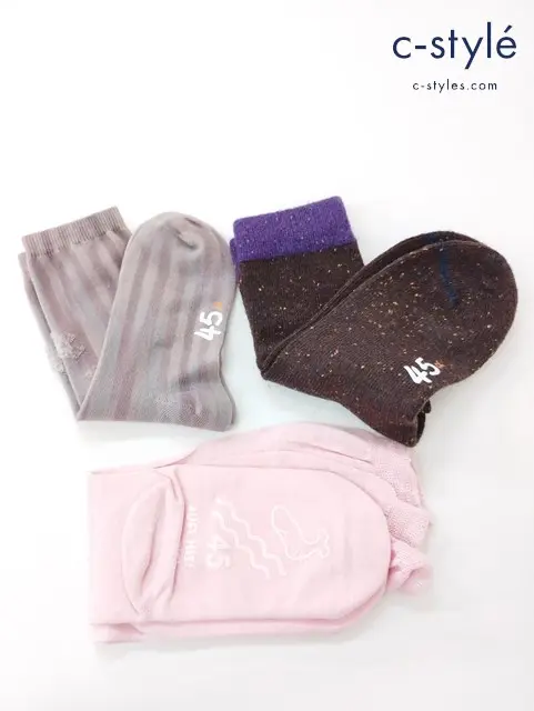 45R フォーティファイブアール 靴下 計3点 レディース