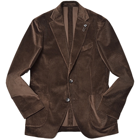 LARDINI(ラルディーニ) ジャケット ADVANCEアドヴァンス ストレッチコットンコーデュロイ3Bジャケット JA6000AQ/IVSF63403