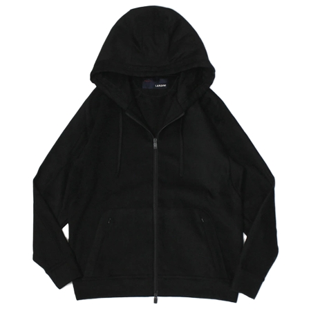 LARDINI(ラルディーニ) パーカー コットン ベルベットジャージー ZIP パーカー