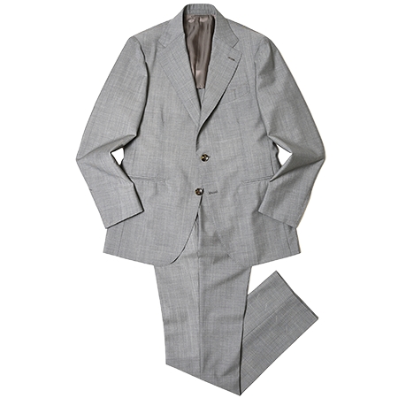 LARDINI(ラルディーニ) スーツ SARTORIAサルトリア ウールピンヘッド3B1プリーツスーツ DANDY/JX98351W/EPSS60403