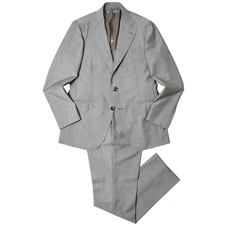 LARDINI(ラルディーニ) スーツ SARTORIAサルトリア ウールピンヘッド3B1プリーツスーツ DANDY/JX98351W/EPSS60403