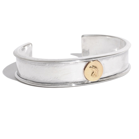 LARRY SMITH(ラリースミス) バングル EDGED EAGLE HEAD BRACELET