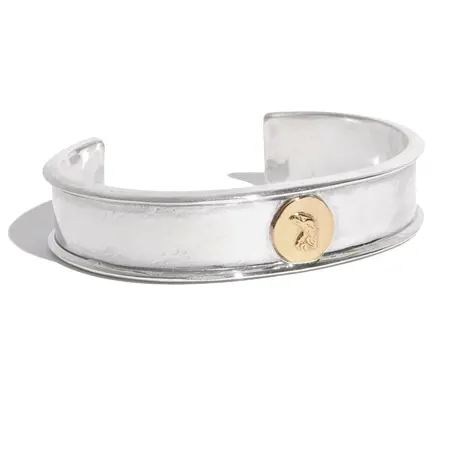 LARRY SMITH(ラリースミス) バングル EDGED EAGLE HEAD BRACELET