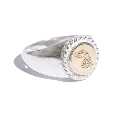 LARRY SMITH(ラリースミス) リング EAGLE HEAD STAMPED RING No.36
