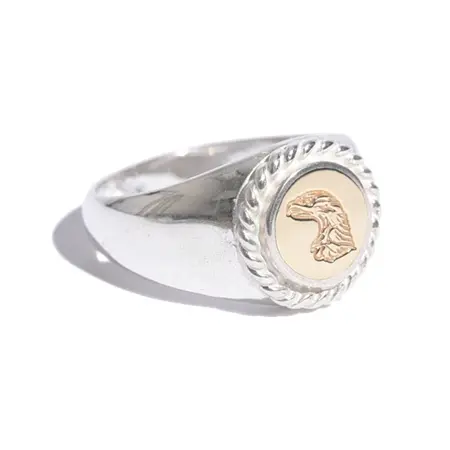 LARRY SMITH(ラリースミス) リング EAGLE HEAD STAMPED RING No.36