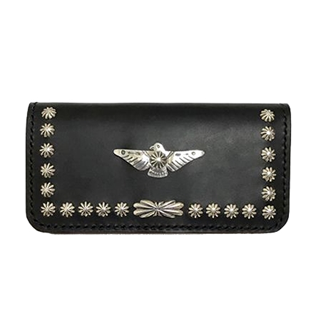 LARRY SMITH(ラリースミス) ウォレット THUNDERBIRD CUSTOM TRUCKER WALLET -M- Black