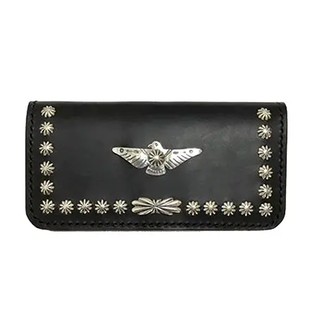 LARRY SMITH(ラリースミス) ウォレット THUNDERBIRD CUSTOM TRUCKER WALLET -M- Black