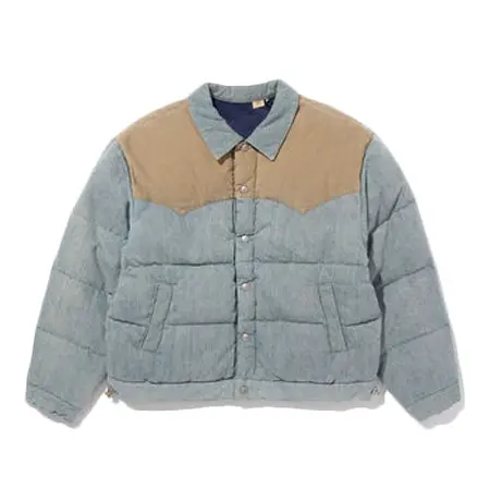 LEVI’S(リーバイス) ジャケット X CLOT リバーシブルダウンジャケット ライトインディゴ DENIM PUFFER