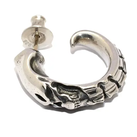 LONE ONES(ロンワンズ) ピアス BNE-0002L Dwarf Hoop L ドワーフフープラージ　[1個売り]