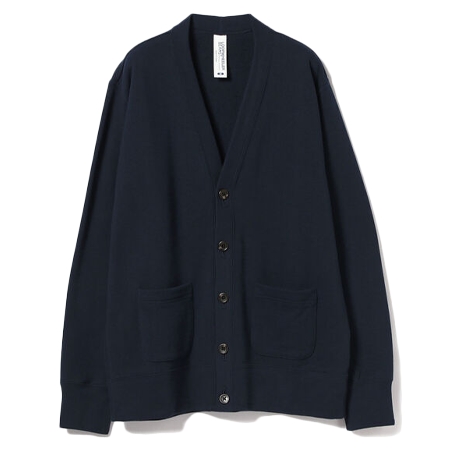 LOOPWHEELER(ループウィラー) カーディガン LOOPWHEELER×BEAMS PLUS / 別注 Extra Light Plus Sweat Cardigan