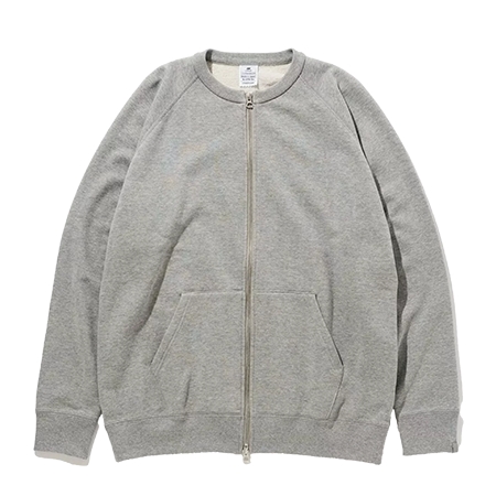 LOOPWHEELER(ループウィラー) カーディガン [LOOPWHEELER for LOWERCASE]ライトツリウラケ ZIPカーディガン