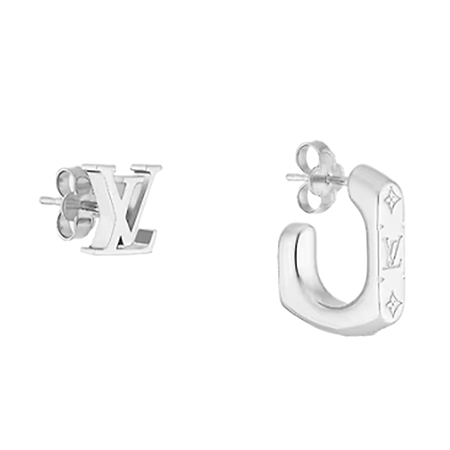 LOUIS VUITTON(ルイヴィトン) ピアス モノグラム チェーン