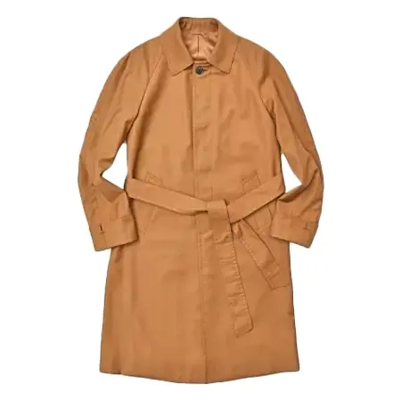 Luca Grassia(ルカグラシア) コート ウール ツイル ベルテッド バルカラーコート