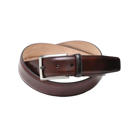 MAGNANNI(マグナーニ) ベルト mgmb2001cho レザーベルト チョコ スペイン製