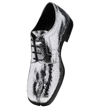 Maison Margiela(メゾンマルジェラ) 靴 「タビ」 ミラー レースアップシューズ