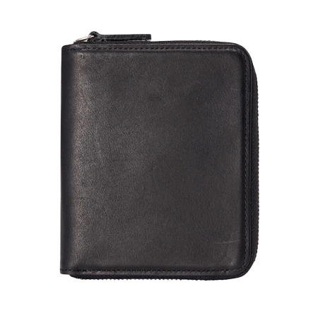 MARGARET HOWELL(マーガレットハウエル) 財布 OILED LEATHER ラウンドファスナー