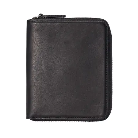 MARGARET HOWELL(マーガレットハウエル) 財布 OILED LEATHER ラウンドファスナー