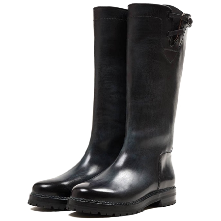 MARMOLADA(マルモラーダ) ブーツ FG244-A ハンターブーツ コロラート NERO AZZURRO