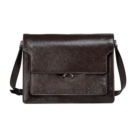 MARNI(マルニ) バッグ ブラウン カーフスキン TRUNK SOFTラージバッグ