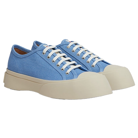 MARNI(マルニ) スニーカー ライトブルー デニム製 Pablo レースアップスニーカー