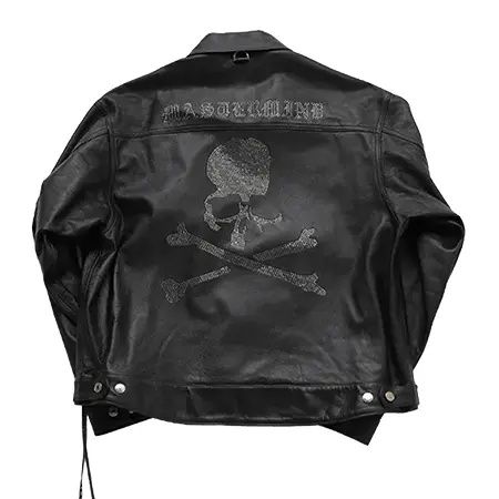 mastermind JAPAN(マスターマインドジャパン) ジャケット MJ SWAROVSKI🄬 CRYSTALS LEATHER JACKET