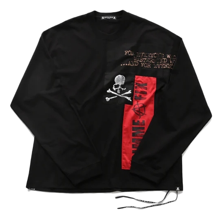 mastermind JAPAN(マスターマインドジャパン) Tシャツ Boxy Anarchy L/S Tee B