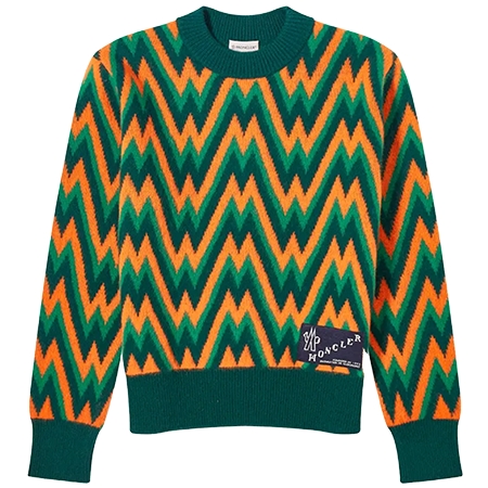 MONCLER(モンクレール) ニット モノグラム クルーニット