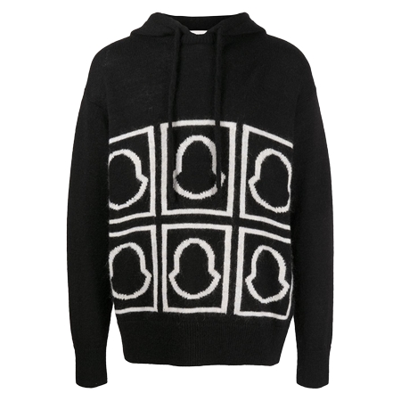 MONCLER(モンクレール) ニット ロゴ ニットパーカー