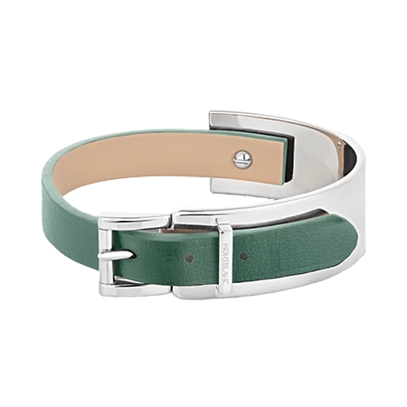 MONTBLANC(モンブラン) ブレスレット Wrap Me ブレスレット レザー＆スティール ピューター