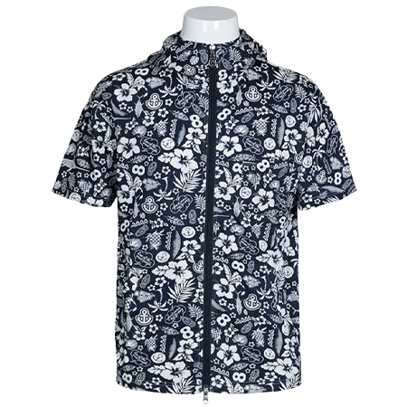 muta MARINE(ムータマリン) パーカー ALOHA ジップパーカー（半袖）