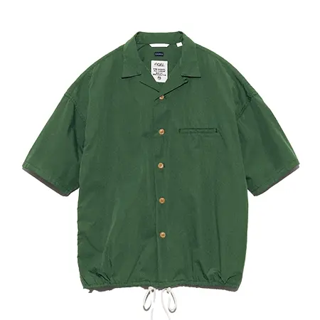 nanamica(ナナミカ) シャツ Open Collar S/S Shirt