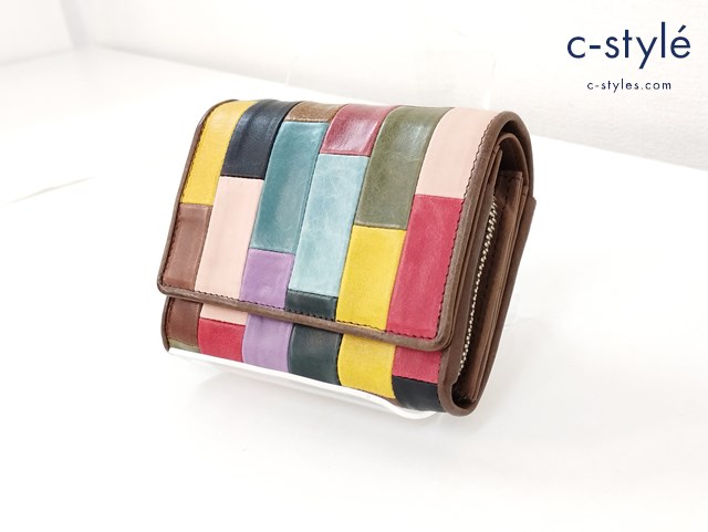 glamb グラム 二つ折り財布 マルチカラー