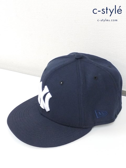 NEWERA ニューエラ キャップ 7・3/4 61.5cm ブラック×グレー系 NY ニューヨークヤンキース YANKEES WORLDSERIES