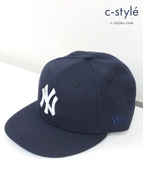 NEWERA ニューエラ キャップ 7・5/8 60.6cm ブラック×ブルー系 NY ニューヨーク・ヤンキース WorldSeries 2000