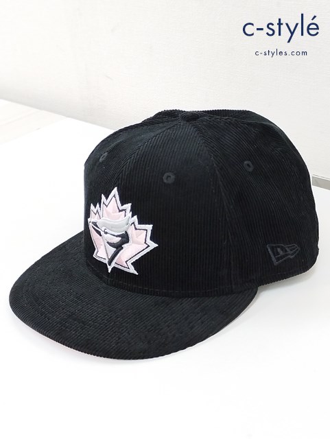 NEWERA キャップ 7・3/4 61.5cm ブラック×ピンク系 TORONTO BLUE JAYS トロントブルージェイズ 25th SEASON 1977