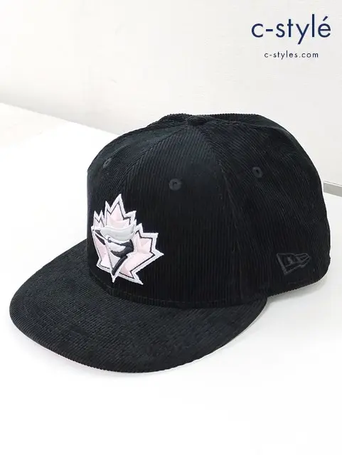 NEWERA キャップ 7・3/4 61.5cm ブラック×ピンク系 TORONTO BLUE JAYS トロントブルージェイズ 25th SEASON 1977