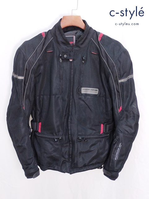 KOMINE コミネ ツーリングメッシュジャケット XL ブラック 07-017 バイク用品 バイクウェア