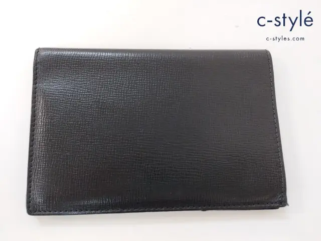 Valextra ヴァレクストラ カードケース ブラック レザー