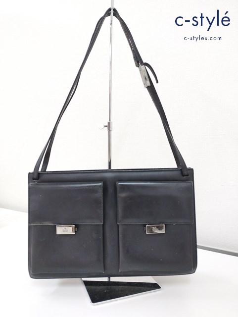 GUCCI グッチ ショルダーバッグ ブラック 001・3175・002855 レザー イタリア製