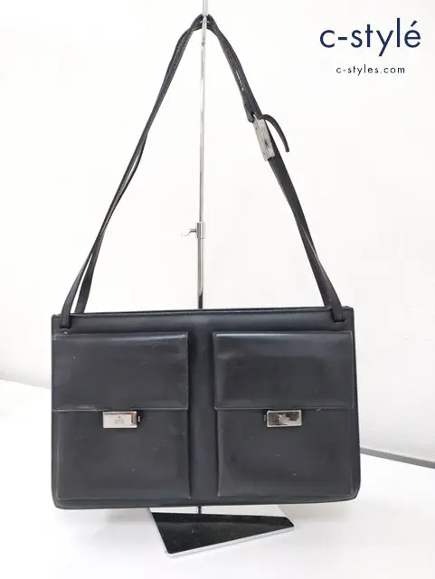 GUCCI グッチ ショルダーバッグ ブラック 001・3175・002855 レザー イタリア製