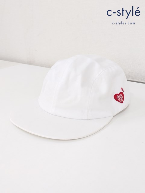 HUMAN MADE×Girls Don’t Cry ヒューマンメイド×ガールズドントクライ キャップ ホワイト コットン