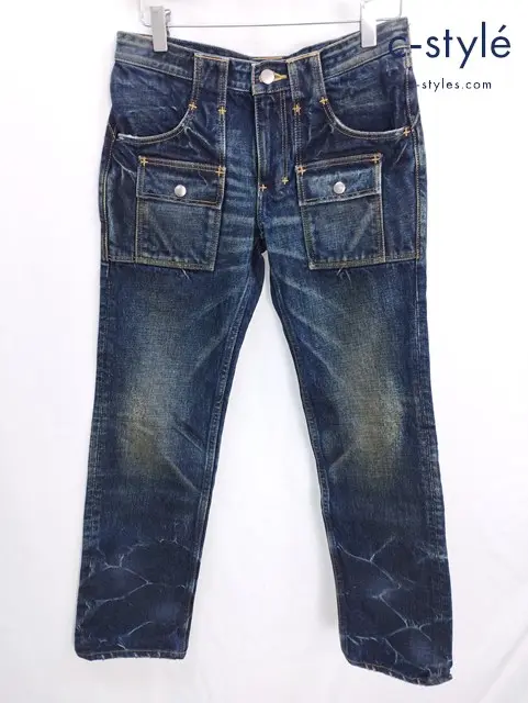 NUMBER (N)INE ナンバーナイン デニムパンツ 0 インディゴ NNP-S907A ジッパーフライ 綿100％ 日本製