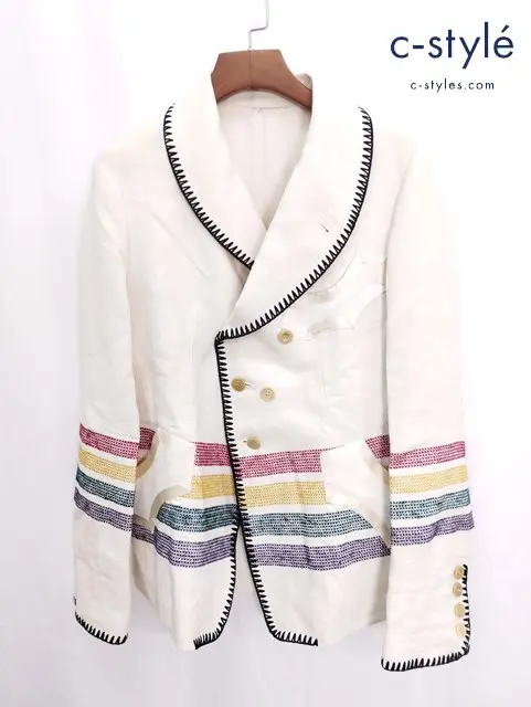 NUMBER (N)INE ナンバーナイン リネンジャケット 2 マルチカラー S09-NJ027 宮下貴裕 日本製