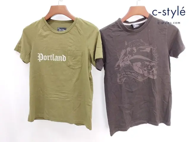 NUMBER (N)INE ナンバーナイン Tシャツ 半袖 1 グリーン系 ブラウン系 綿100％ 宮下貴裕 日本製