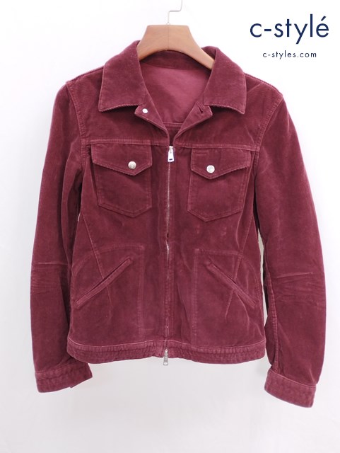 NUMBER (N)INE ナンバーナイン コーデュロイジャケット 2 レッド系 NNJ-F901C 宮下貴裕 綿100％ 日本製