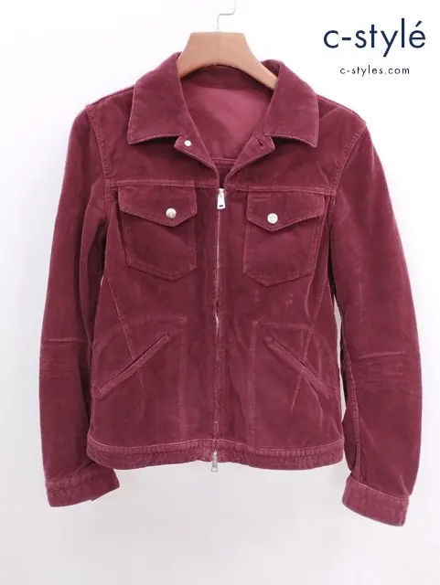 NUMBER (N)INE ナンバーナイン コーデュロイジャケット 2 レッド系 NNJ-F901C 宮下貴裕 綿100％ 日本製