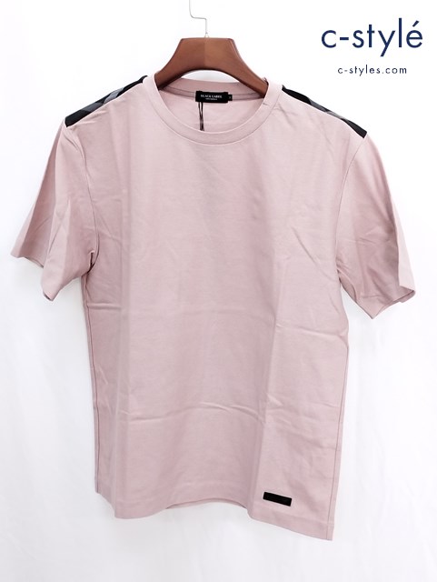 BLACK LABEL CRESTBRIDGE ブラックレーベルクレストブリッジ 半袖Tシャツ M ピンクベージュ 綿
